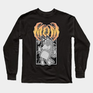 mom bluey metal Long Sleeve T-Shirt